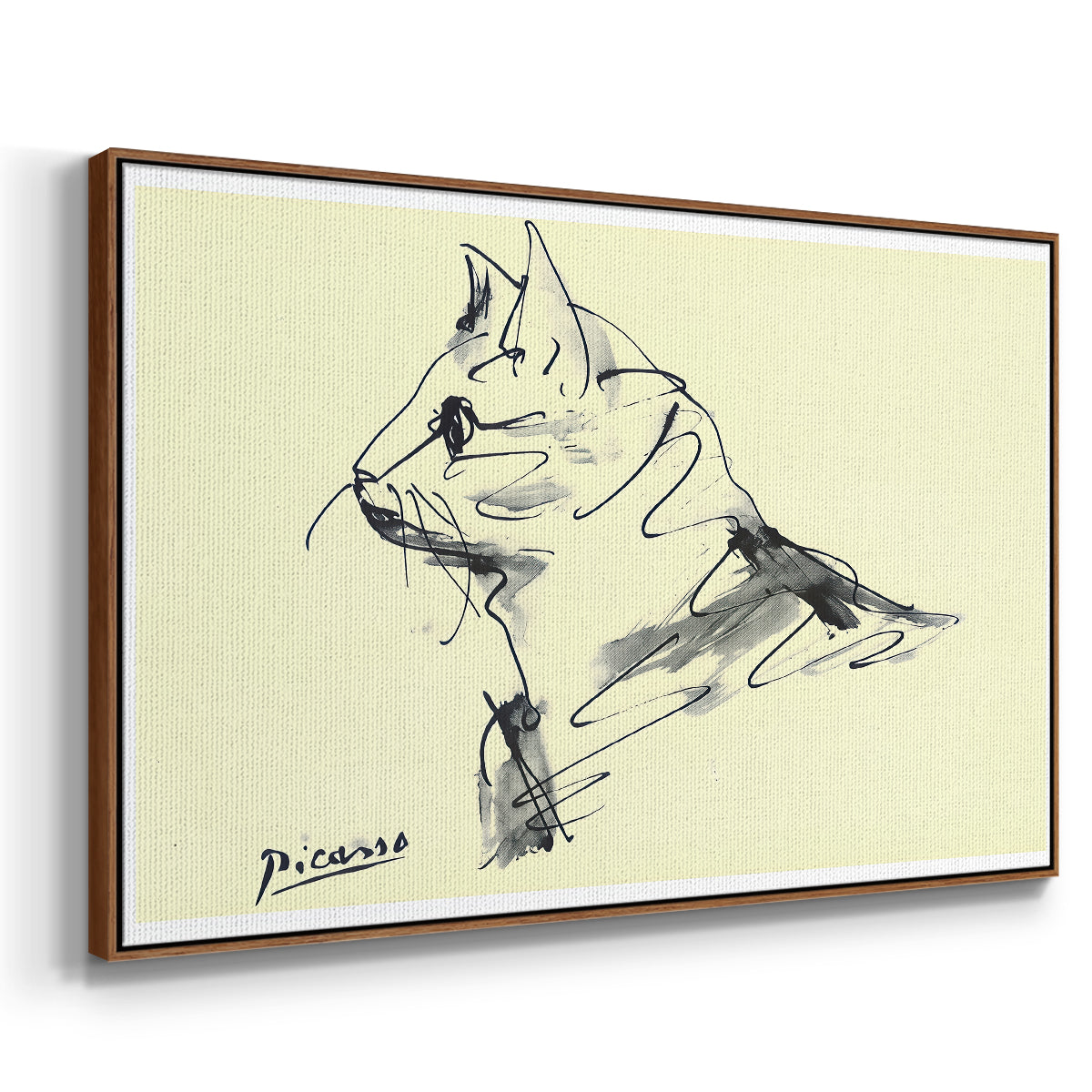 Cat (Le chat), c. 1961 - Floater Framed Canvas Print