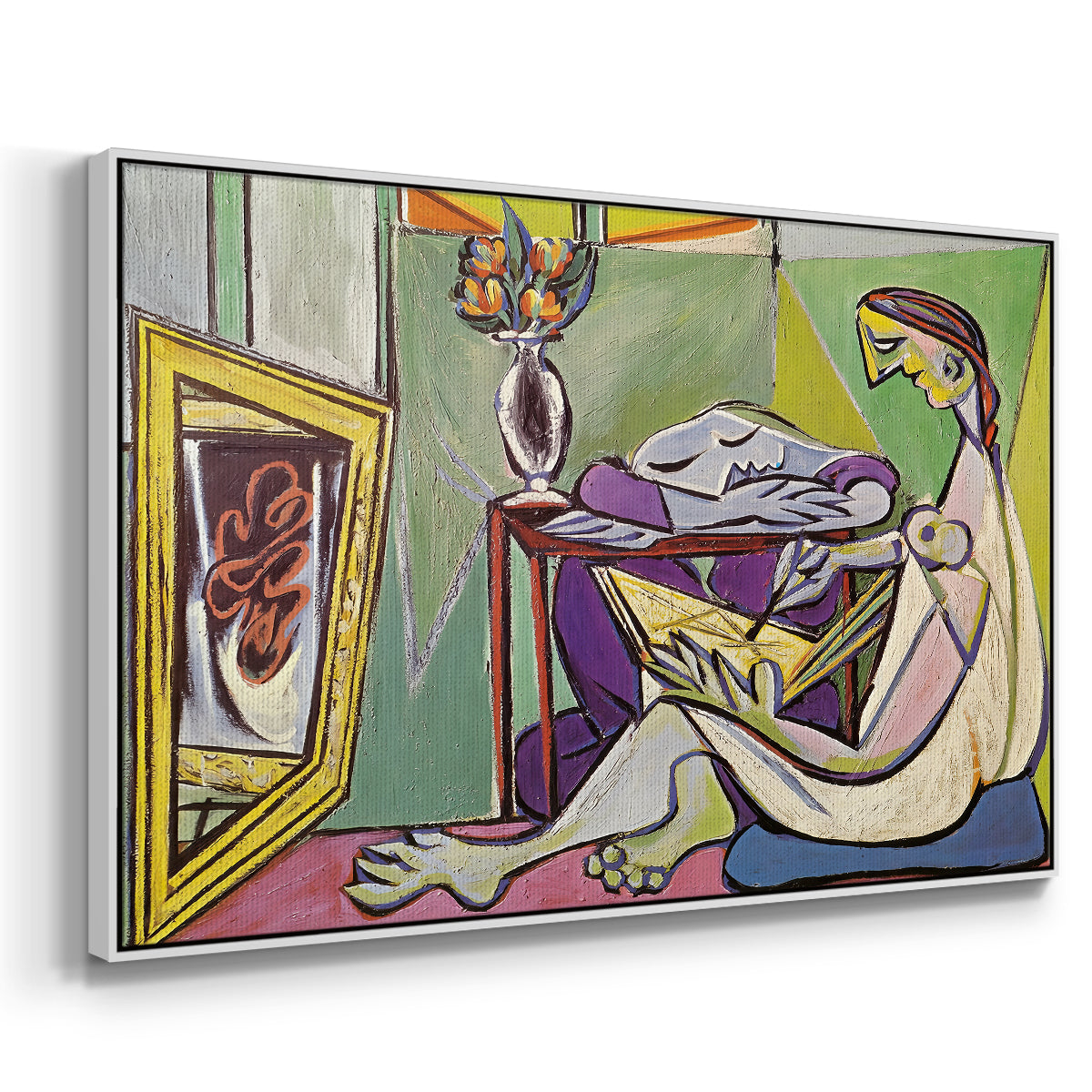 The Muse, 1935 - Floater Framed Canvas Print