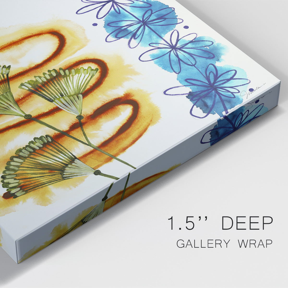 Flower Power I Premium Gallery Wrapped Canvas - Ready to Hang