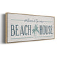 Our Beach House - Floater Framed Canvas Print