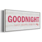 Princess Goodnight - Floater Framed Canvas Print