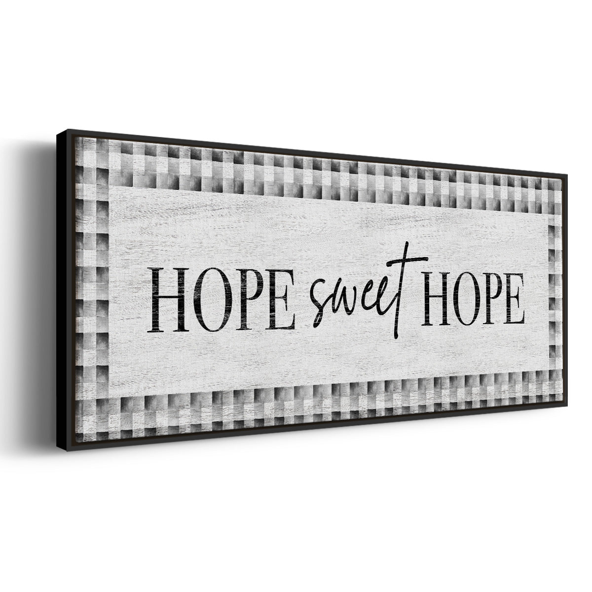 Hope Sweet Hope - Floater Framed Canvas Print