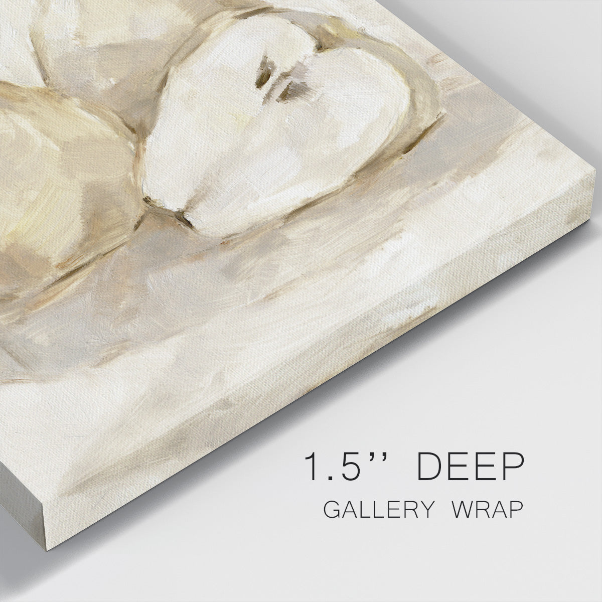 White Pear Study I-Premium Gallery Wrapped Canvas - Ready to Hang