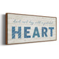 Grateful Heart - Floater Framed Canvas Print