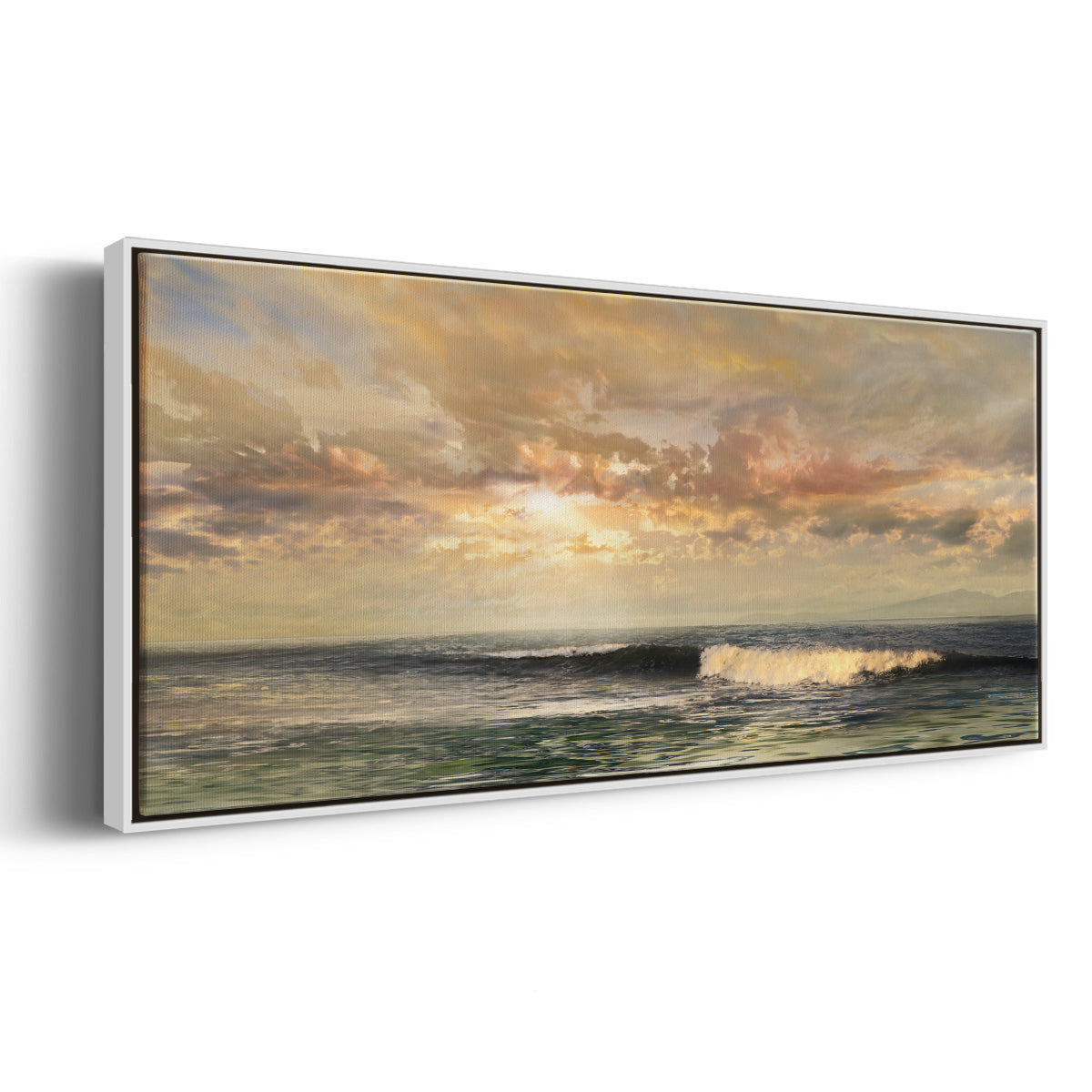 Serenity - Floater Framed Canvas Print