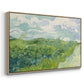 Green Wheat Field, Auvers, 1890 - Floater Framed Canvas Print