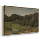 Landscape at Ljan, 1858 - Floater Framed Canvas Print