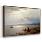 On the Banks of the Chiemsee, 1871 - Floater Framed Canvas Print
