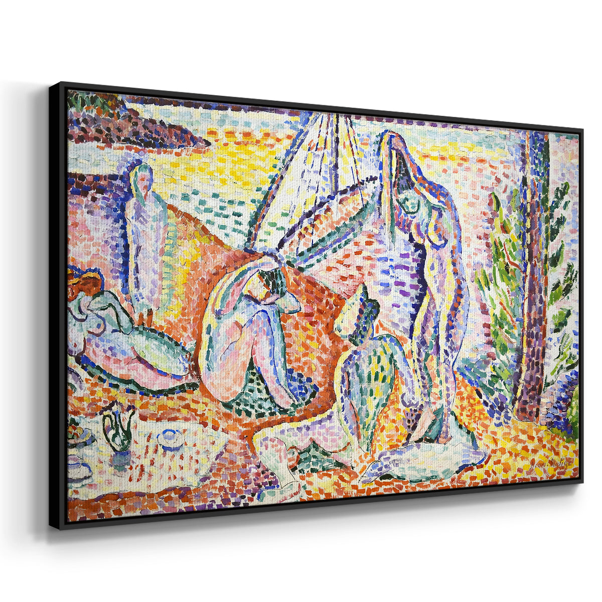 Luxe, Calme et Volupté, 1904 - Floater Framed Canvas Print