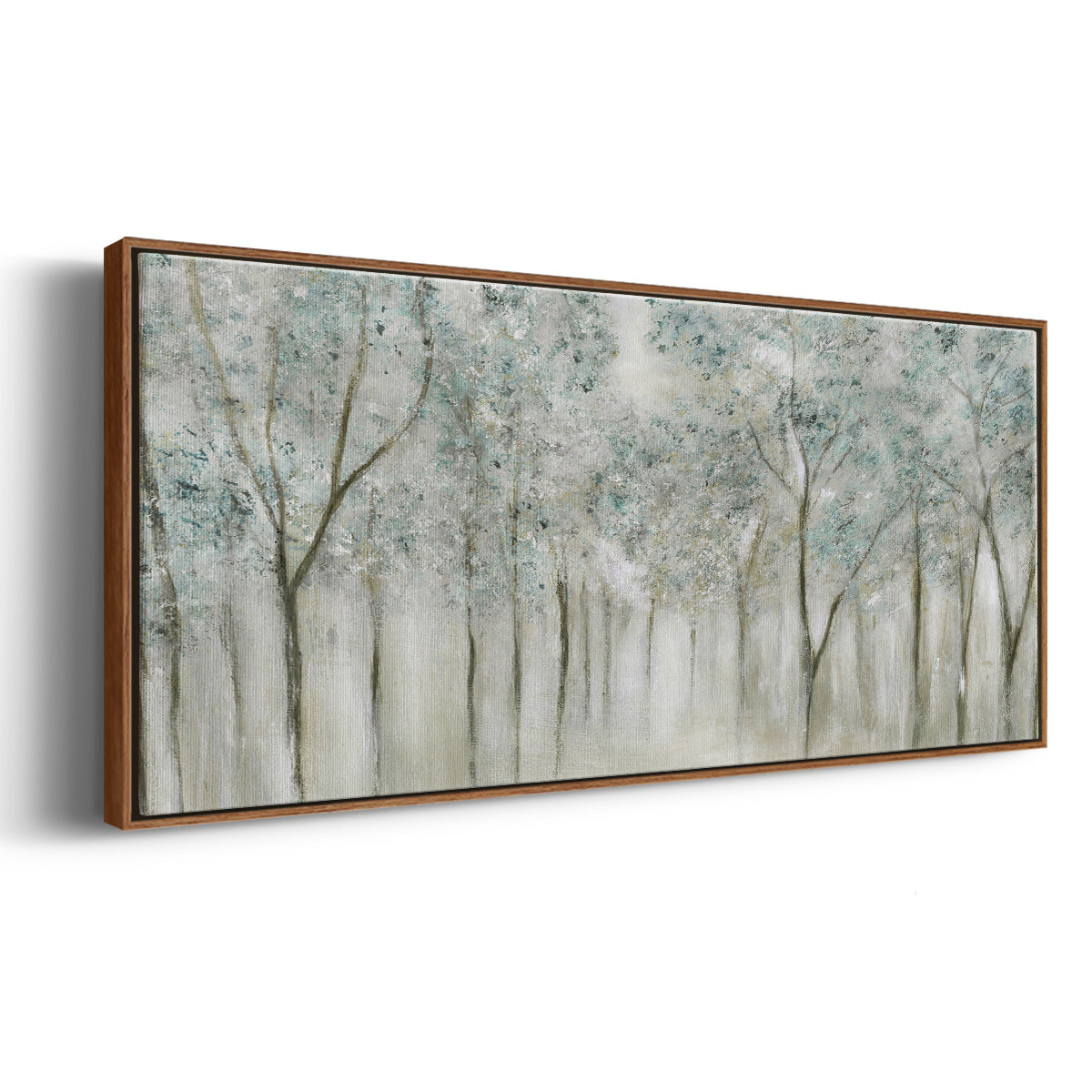 Neutral Spring - Floater Framed Canvas Print