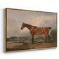 A Hunter in a Landscape, c. 1810 - Floater Framed Canvas Print