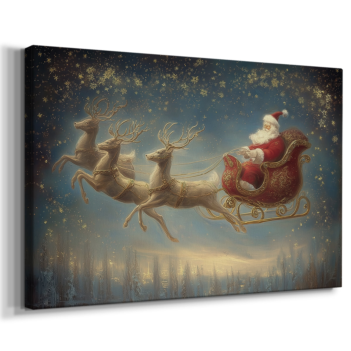 Night of Soft Linen Dawn - Canvas Art Print