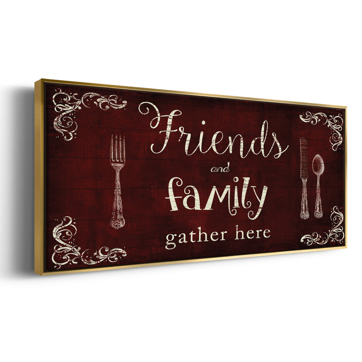 Friends and Family - Floater Framed Canvas Print
