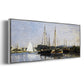 Pleasure Boats, 1872 - Floater Framed Canvas Print