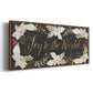 Gilded Christmas Collection D - Floater Framed Canvas Print