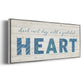 Grateful Heart - Floater Framed Canvas Print