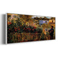 Monet Painting in His Garden in Argenteuil - Floater Framed Canvas Print