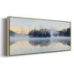 Scene on the Water VIII - Floater Framed Canvas Print