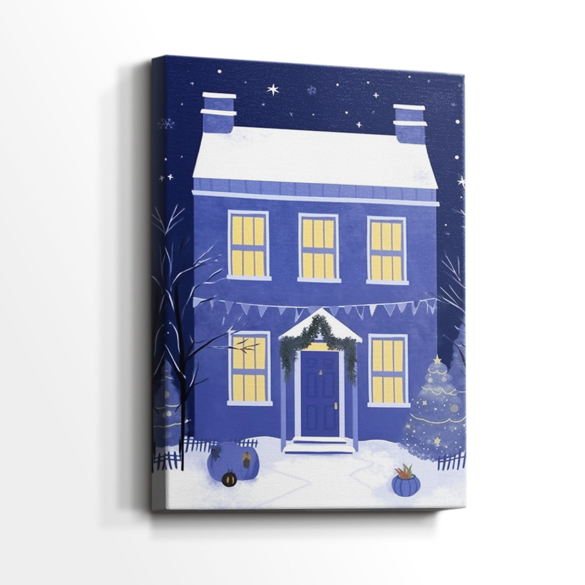 Cobalt Whisper - Canvas Art Print