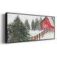 Christmas Time VI - Floater Framed Canvas Print