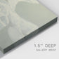 White Ribbon on Celadon II - Canvas Art Print