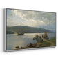 The Jetty at Feste near Moss, 1898 - Floater Framed Canvas Print