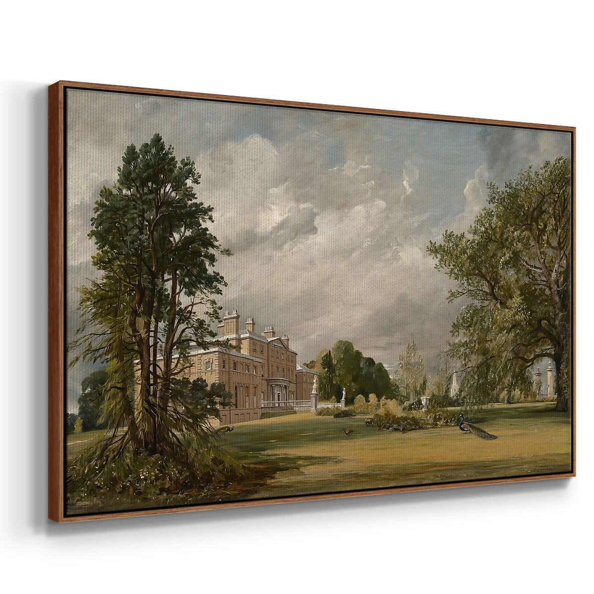 Malvern Hall, 1821 - Floater Framed Canvas Print