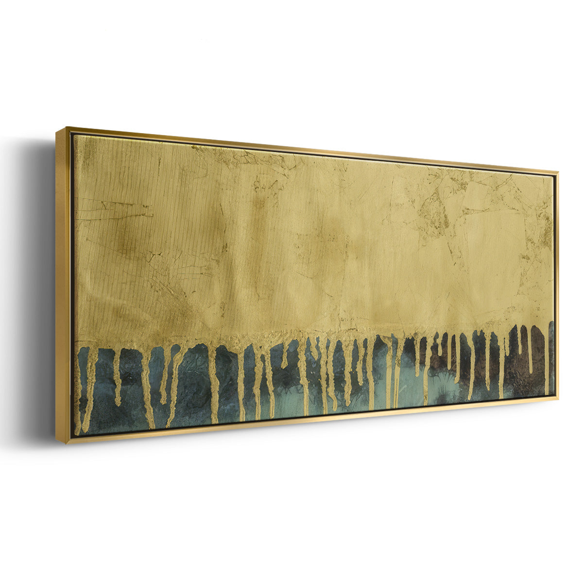 Aquafer II - Floater Framed Canvas Print
