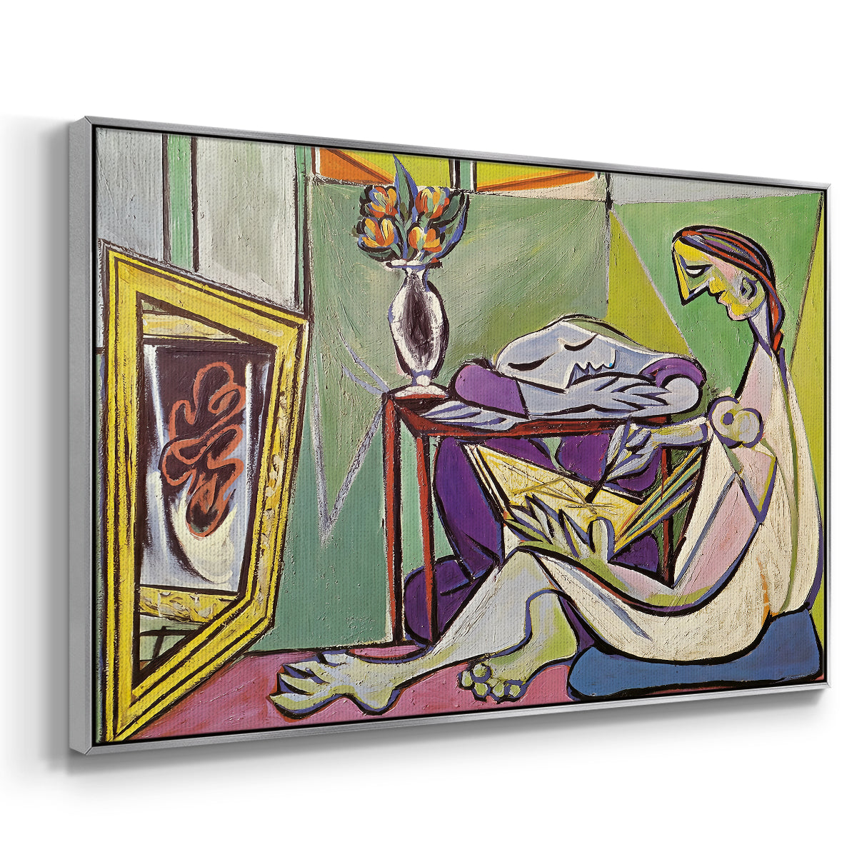 The Muse, 1935 - Floater Framed Canvas Print