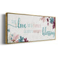 Family Blessing - Floater Framed Canvas Print