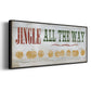 Jingle All the Way - Floater Framed Canvas Print