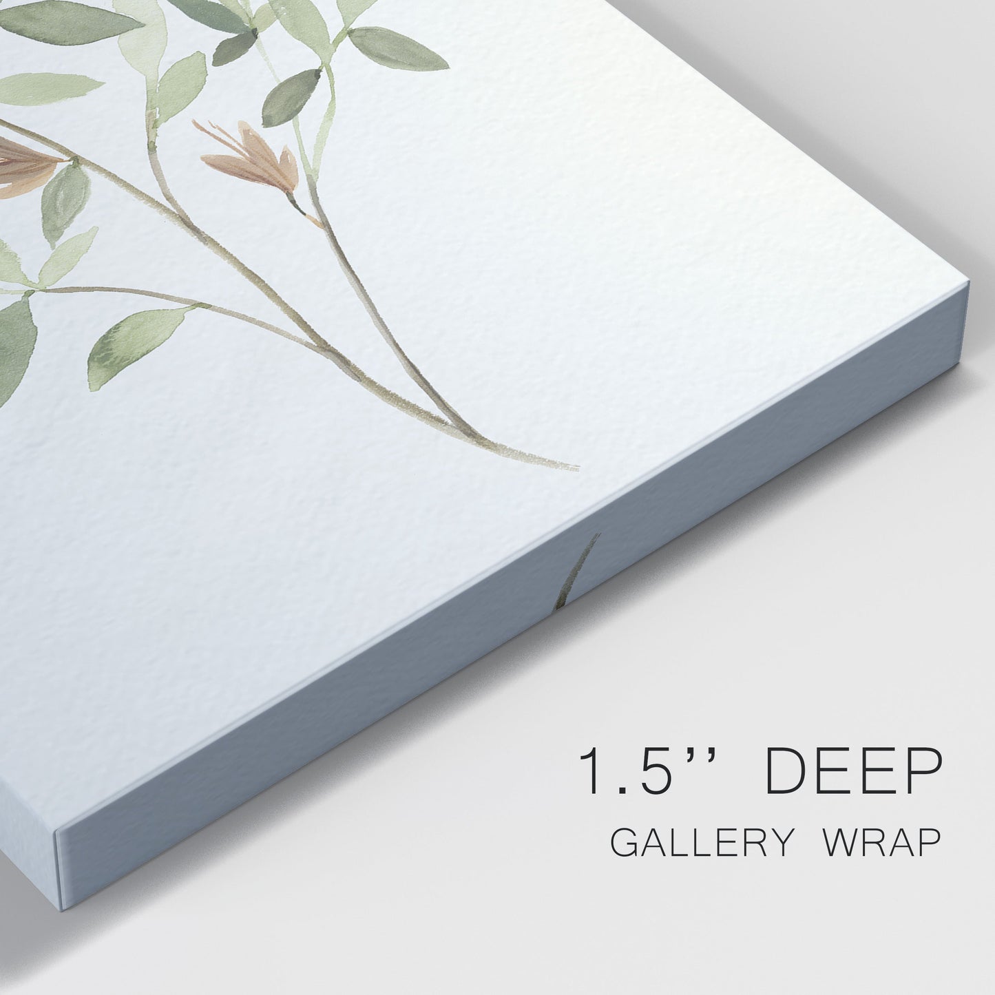 Single Sprig I Premium Gallery Wrapped Canvas - Ready to Hang