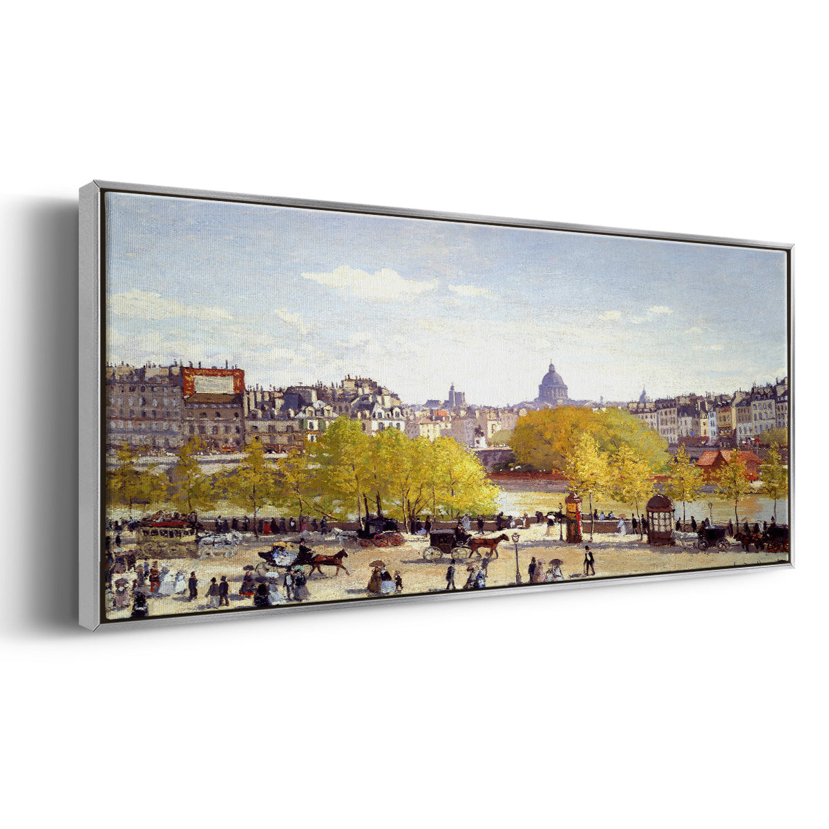 Que Du Lourve, 1867 - Floater Framed Canvas Print