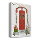 Festive Front Door II - Gallery Wrapped Canvas