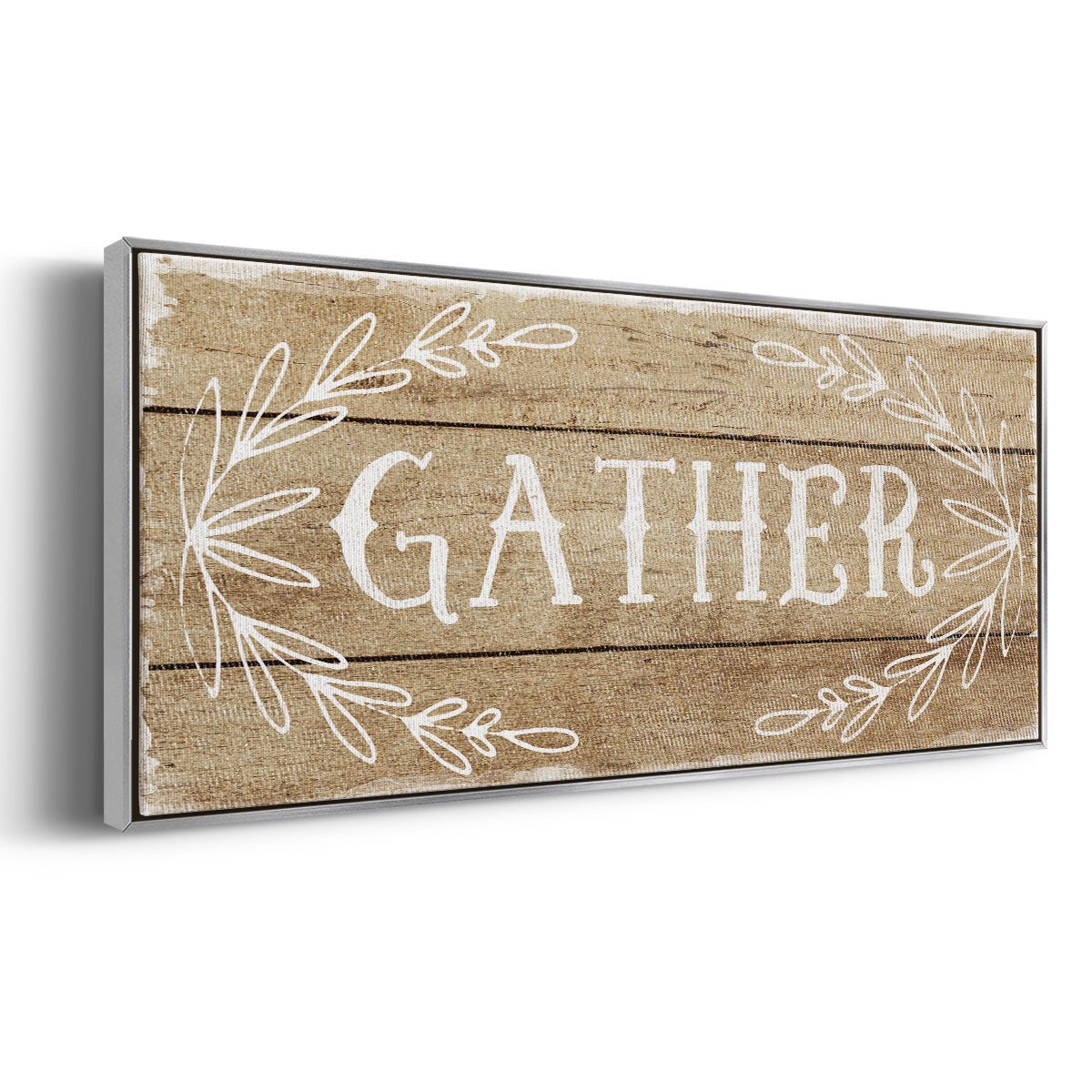 Gather - Floater Framed Canvas Print