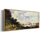 Sailing at Argenteuil - Floater Framed Canvas Print