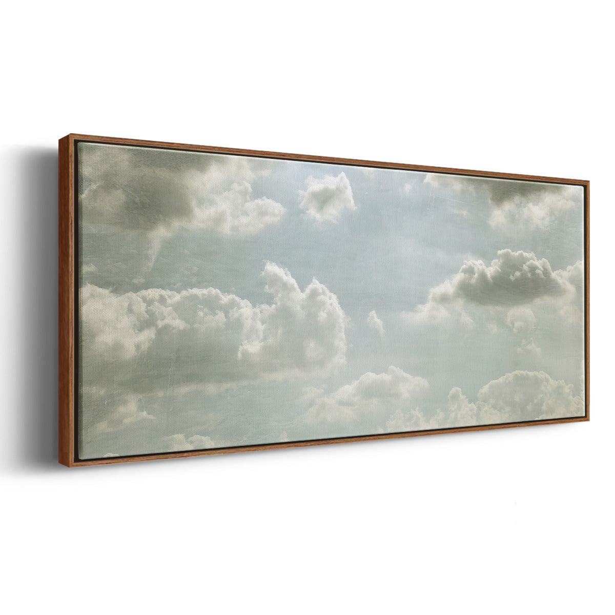 Sky Scrapers III - Floater Framed Canvas Print