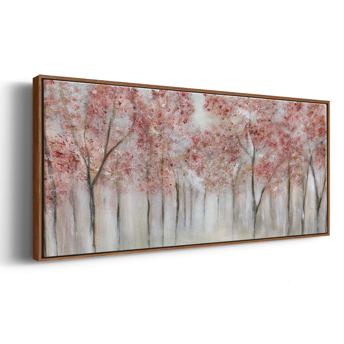 Blushing Spring - Floater Framed Canvas Print
