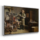 The Plate Printer, 1875 - Floater Framed Canvas Print