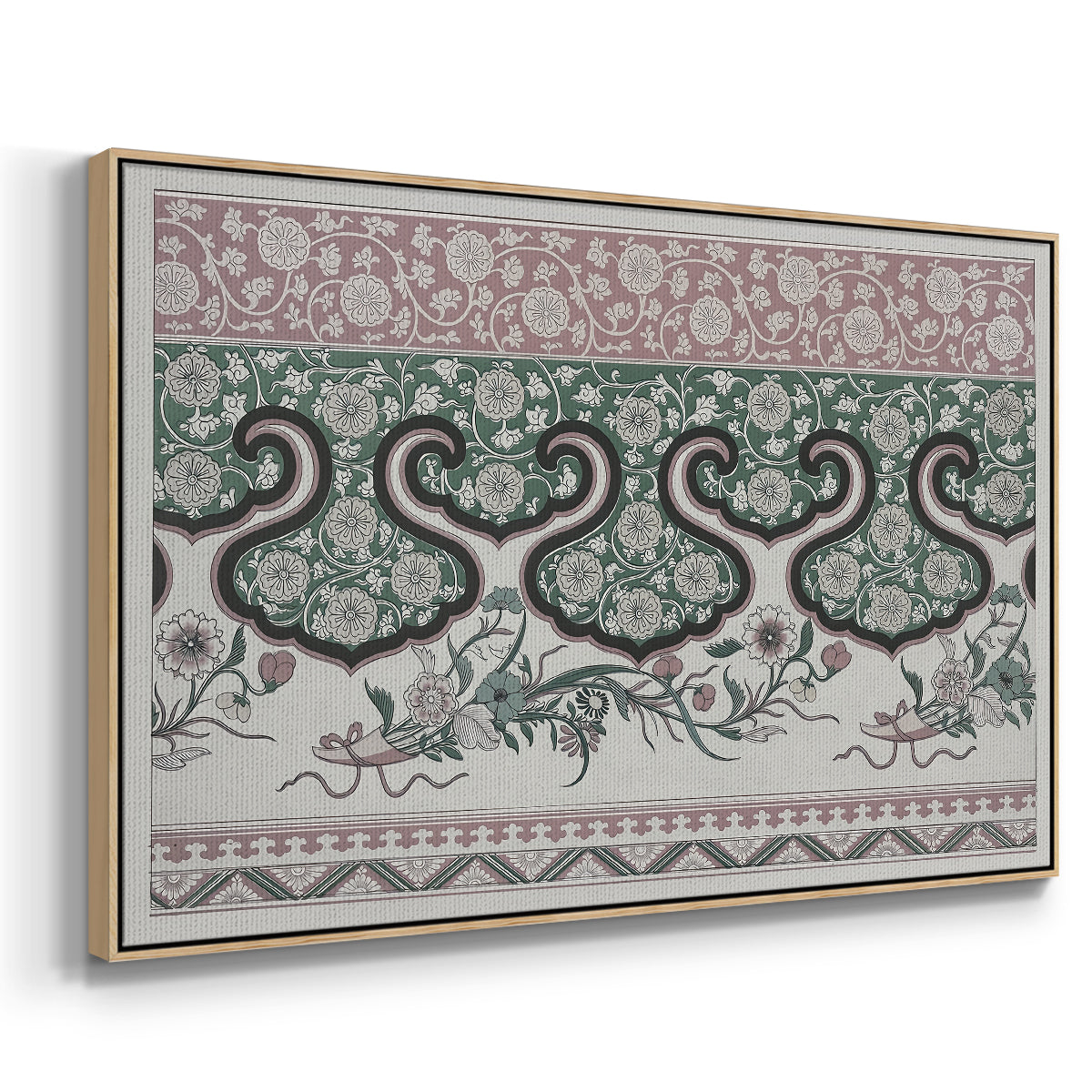 Examples of Chinese Ornament, Pl. LXXVI, 1867 - Floater Framed Canvas Print