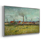 Factories at Clichy, 1887 - Floater Framed Canvas Print
