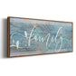 Family First - Floater Framed Canvas Print