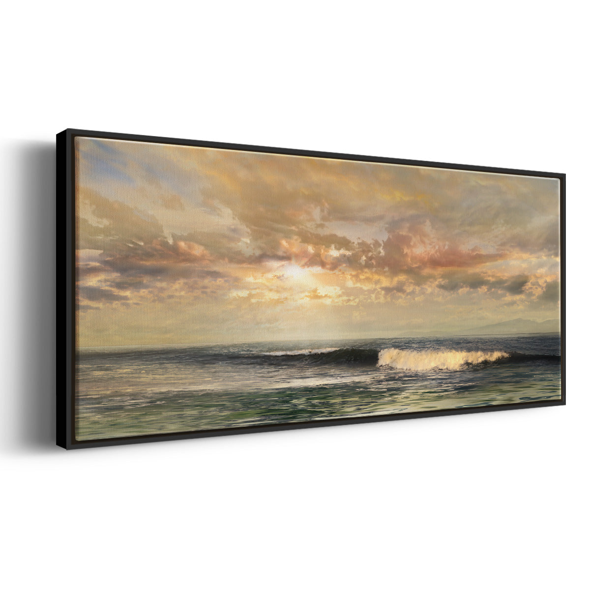 Serenity - Floater Framed Canvas Print