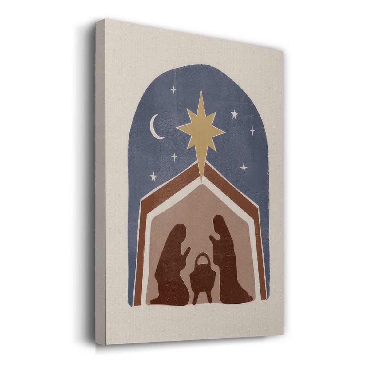 Boho Nativity I - Gallery Wrapped Canvas