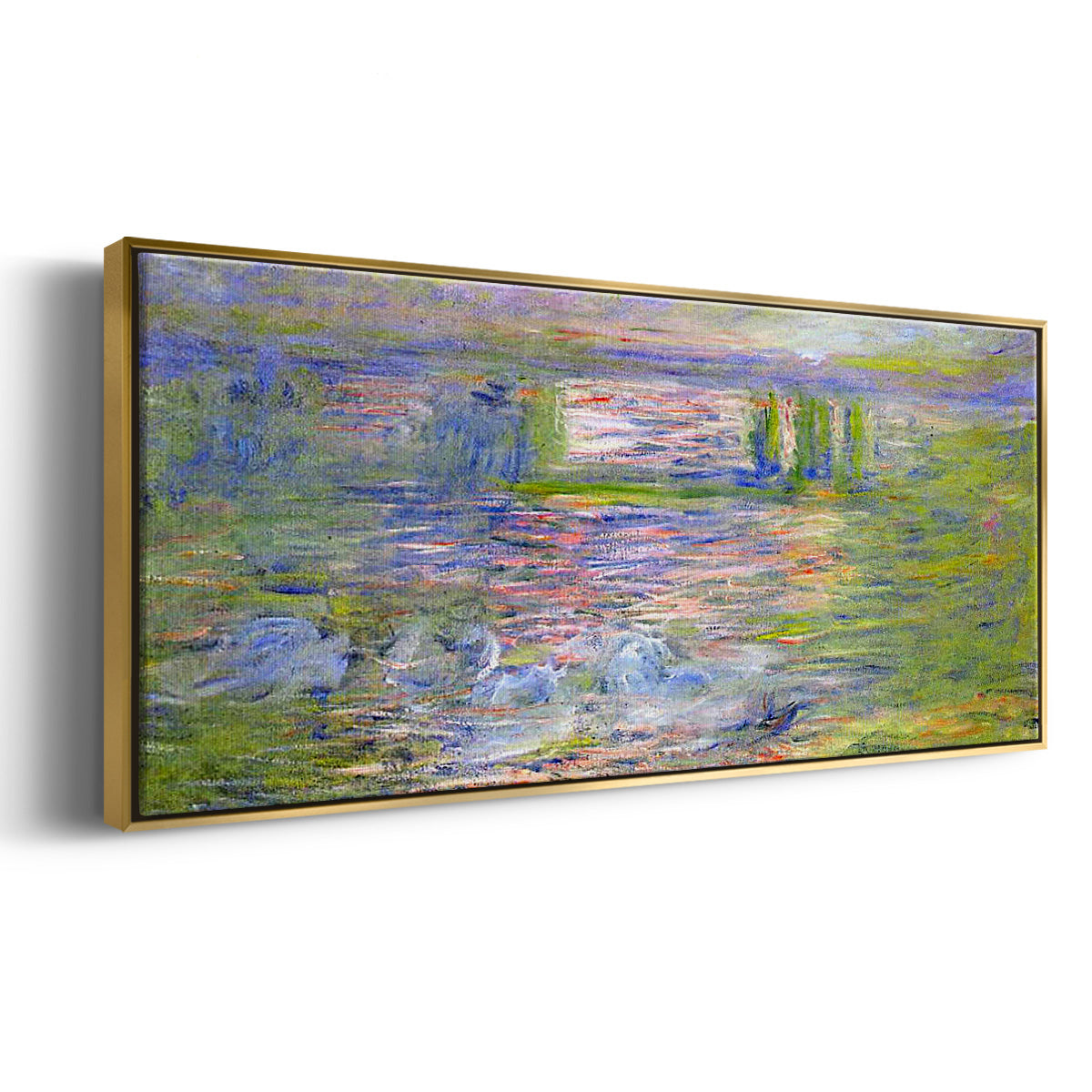 Charing Cross Bridge - Floater Framed Canvas Print