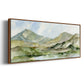 Serene Mountains II - Floater Framed Canvas Print