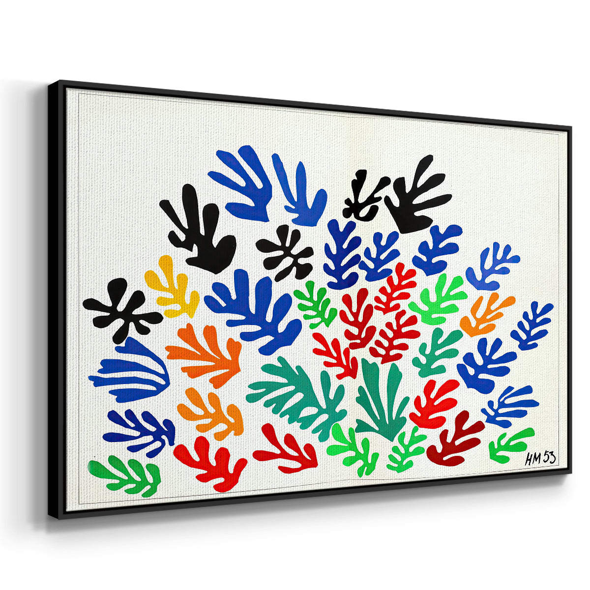 The Sheaf (La gerbe), 1953 - Floater Framed Canvas Print