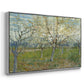 The Pink Orchard, 1888 - Floater Framed Canvas Print