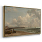 Yarmouth Jetty, 1822 - Floater Framed Canvas Print