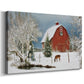 Snowwhite Nativity at Midnight - Canvas Art Print
